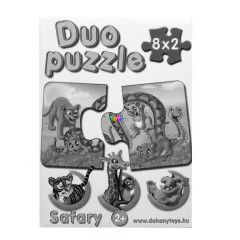 Puzzle - Szafari, 8 x 2 db